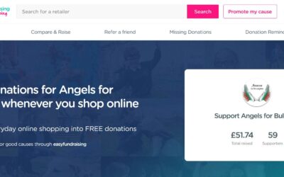 Безплатни дарения за Агели за България чрез EasyFundraising и Amazon Smile